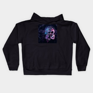 Lily wire skull Kids Hoodie